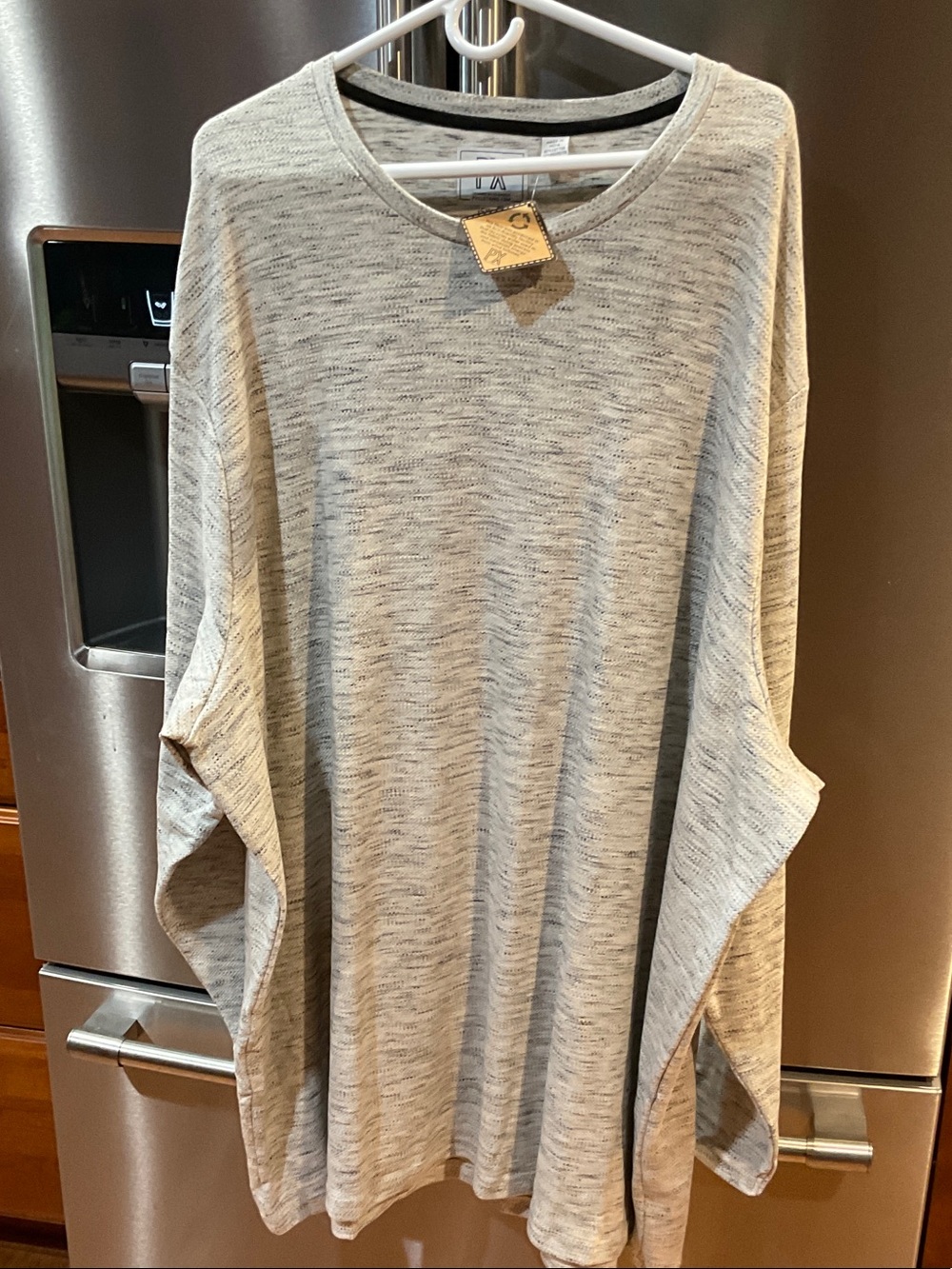 Light Gray Heather Men's Long-Sleeve Casual Shirt